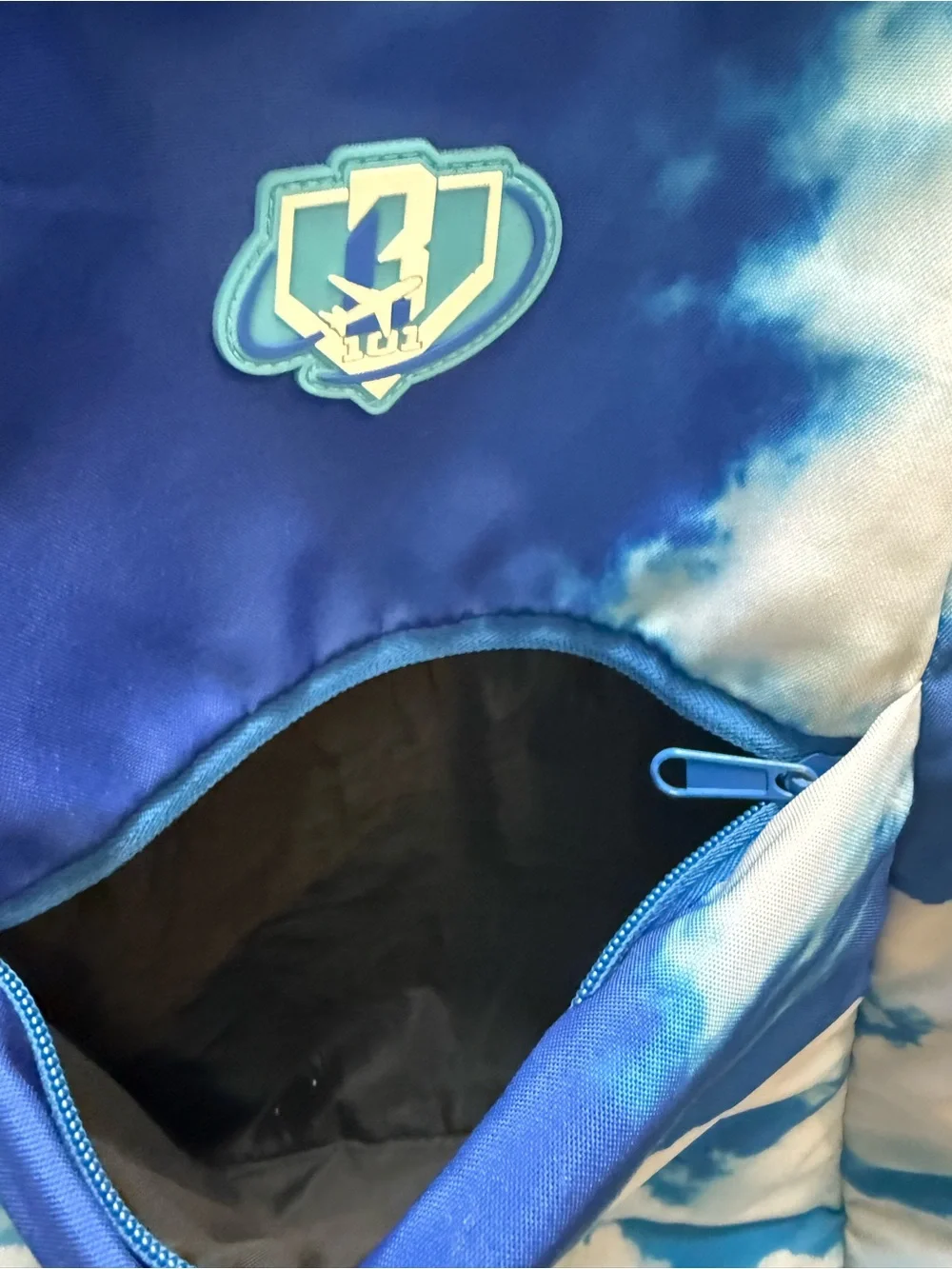 Baseball Lifestyle 101 Sky-Print Backpack — Blue